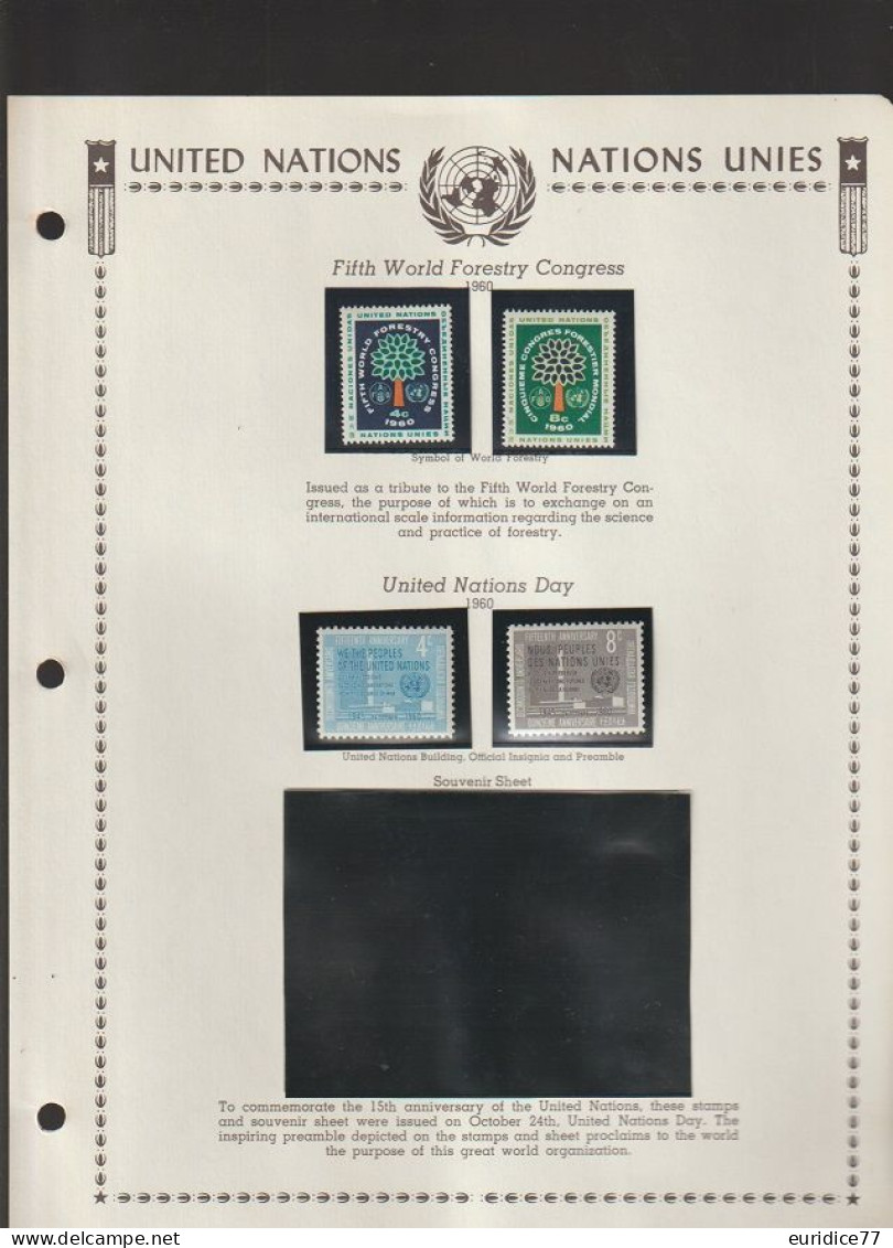 United Nations collection 1951-1983 aprox. Alto valor en catalogo