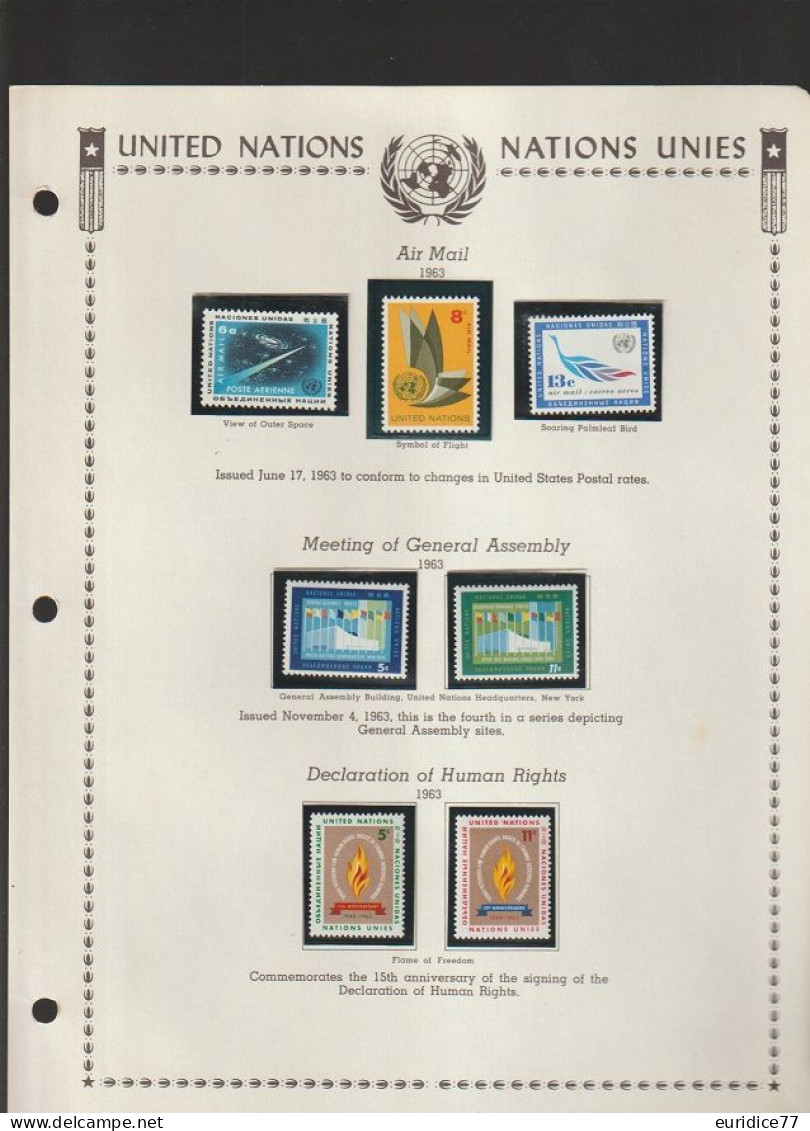 United Nations collection 1951-1983 aprox. Alto valor en catalogo