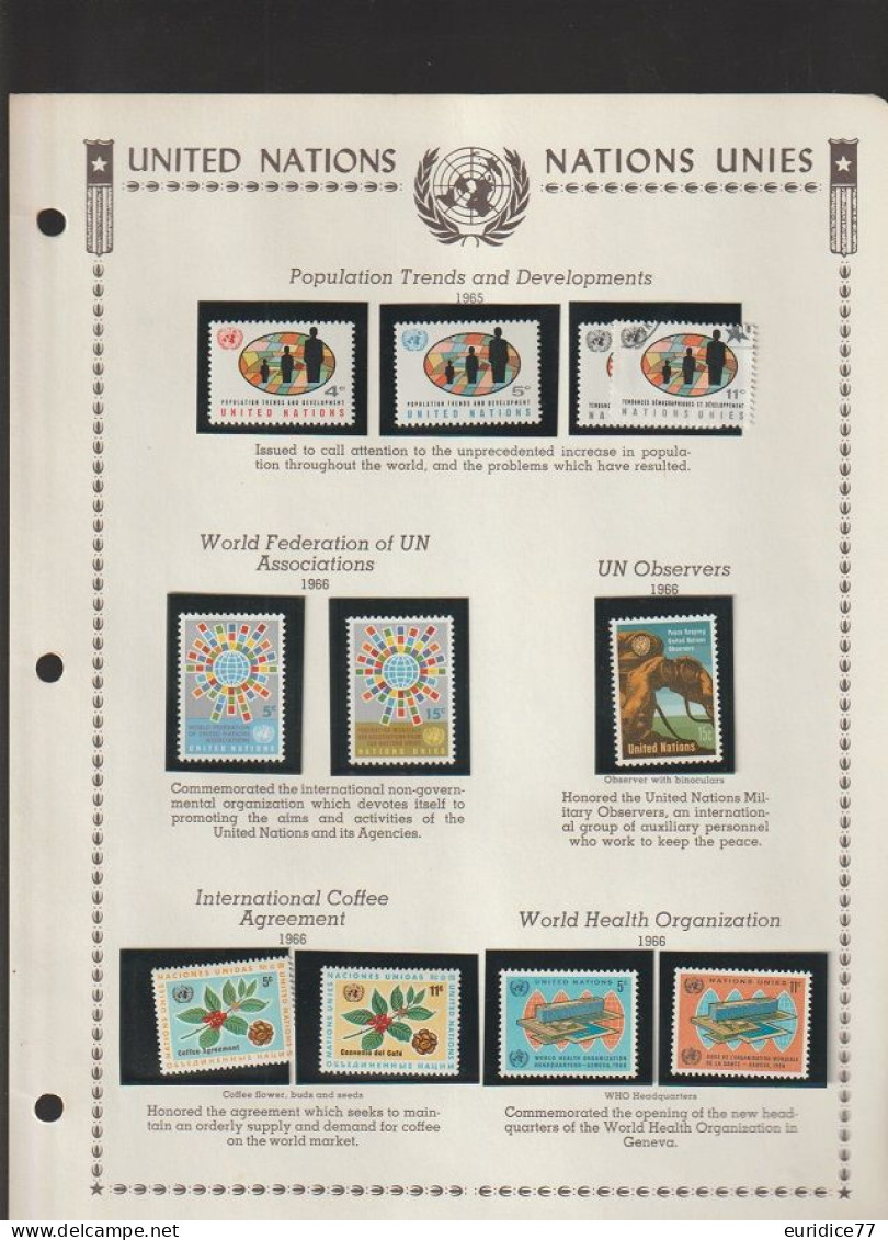 United Nations collection 1951-1983 aprox. Alto valor en catalogo