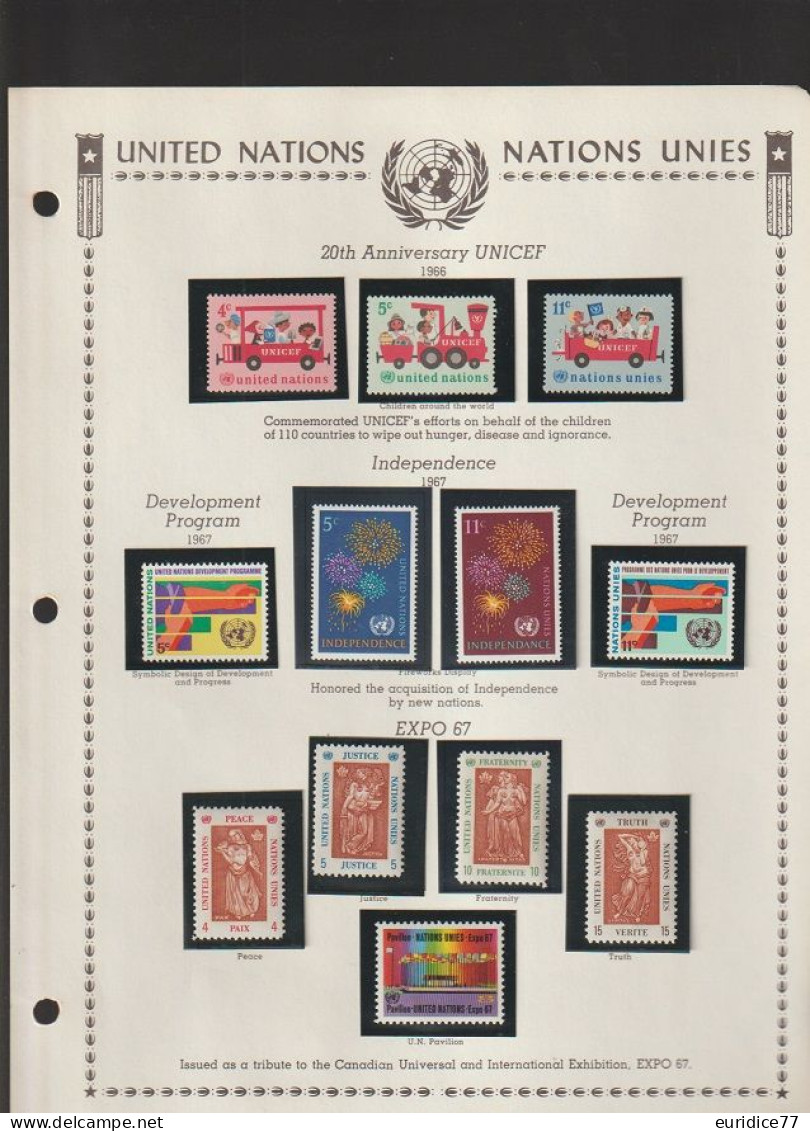 United Nations collection 1951-1983 aprox. Alto valor en catalogo