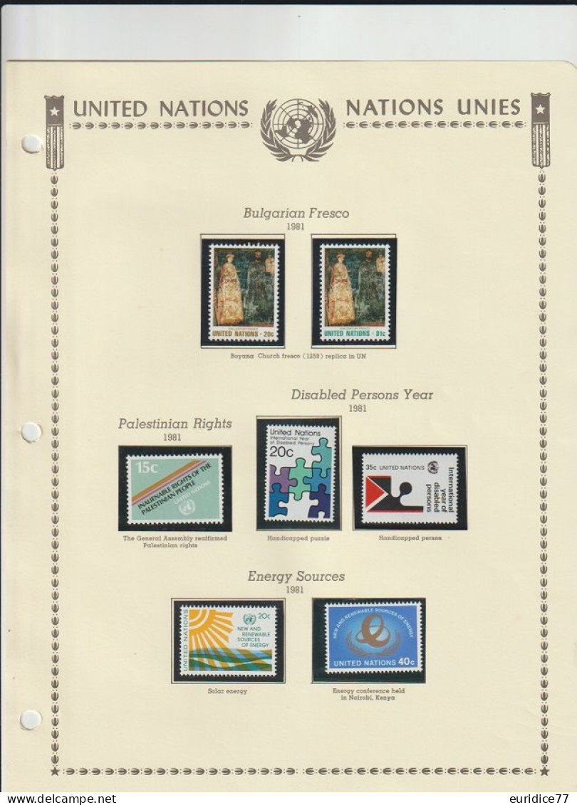 United Nations collection 1951-1983 aprox. Alto valor en catalogo