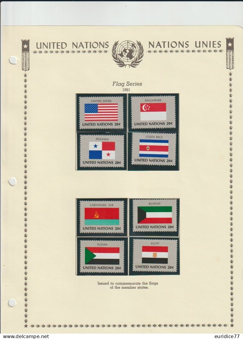 United Nations collection 1951-1983 aprox. Alto valor en catalogo