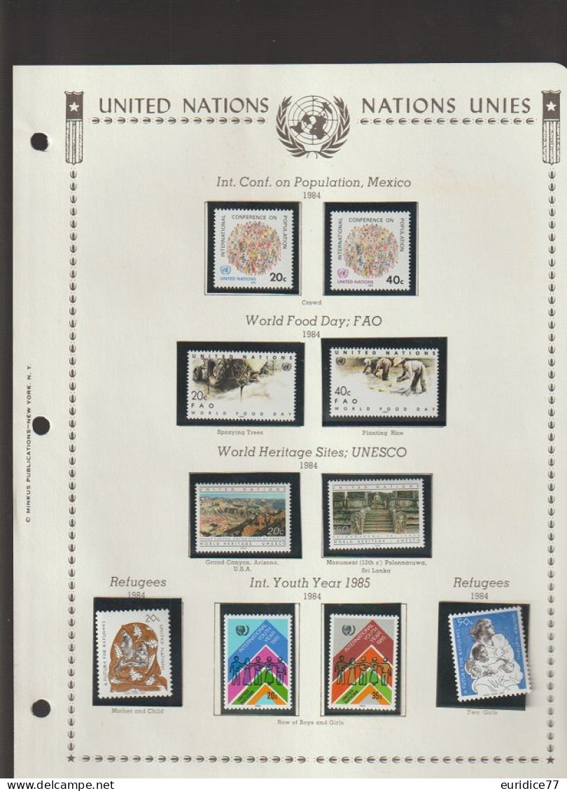 United Nations collection 1951-1983 aprox. Alto valor en catalogo