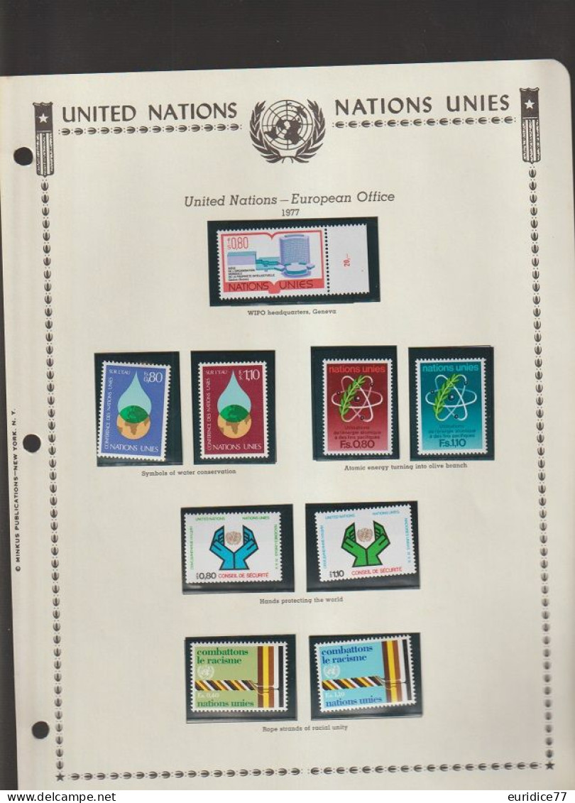 United Nations collection 1951-1983 aprox. Alto valor en catalogo