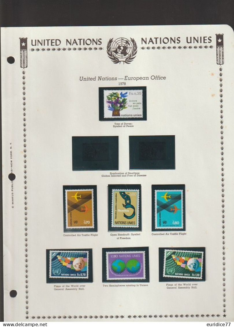 United Nations collection 1951-1983 aprox. Alto valor en catalogo