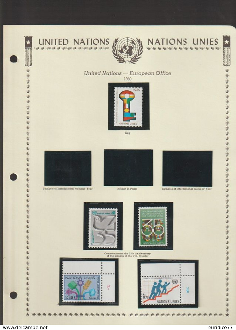 United Nations collection 1951-1983 aprox. Alto valor en catalogo