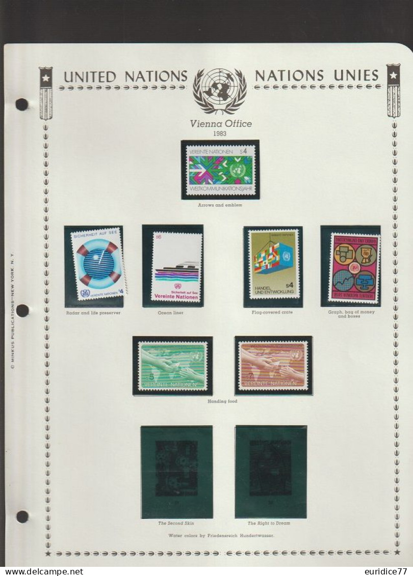 United Nations collection 1951-1983 aprox. Alto valor en catalogo