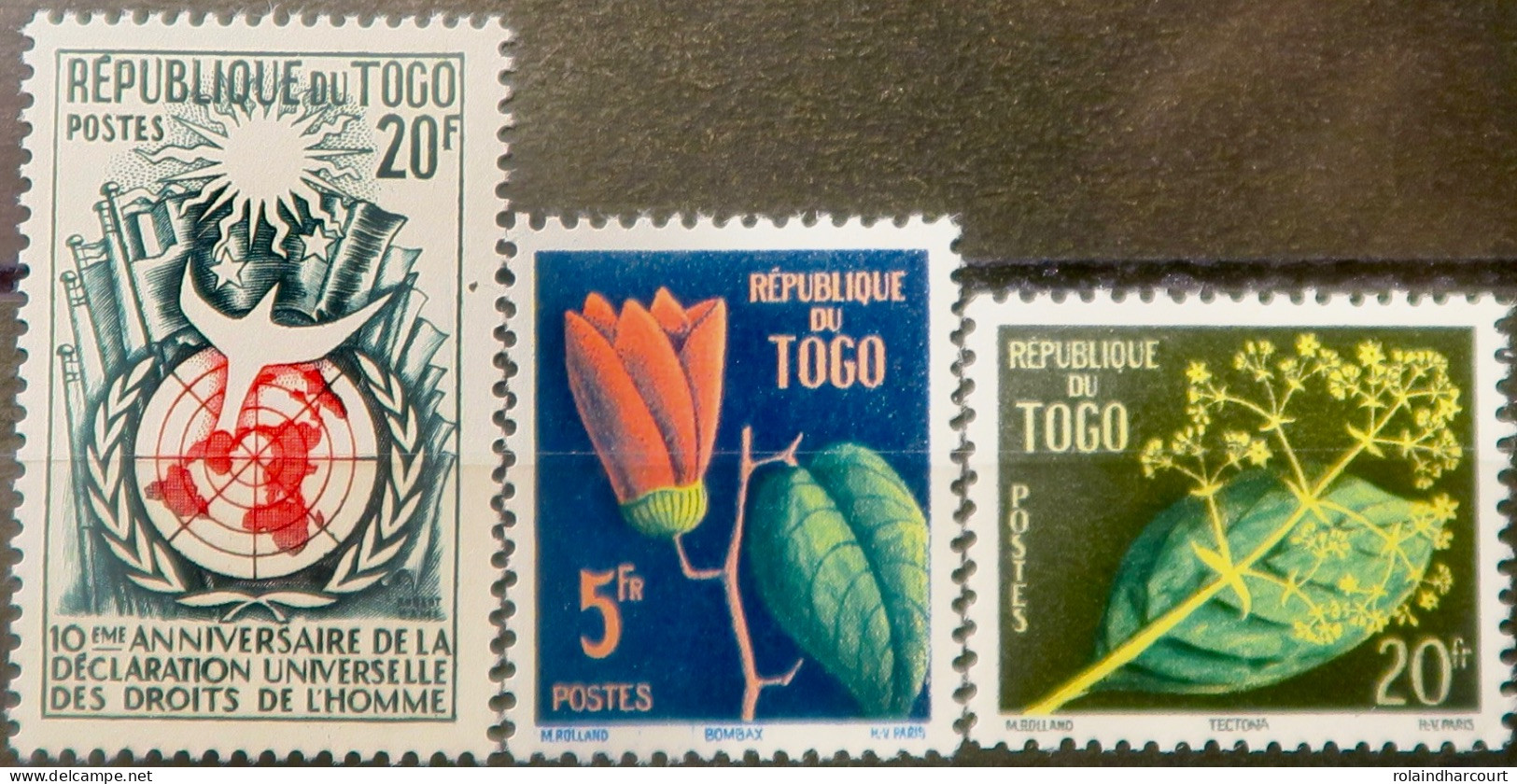 R2253/837 - TOGO - 1958 - Divers - N°275 à 277 NEUFS** - Togo (1960-...)