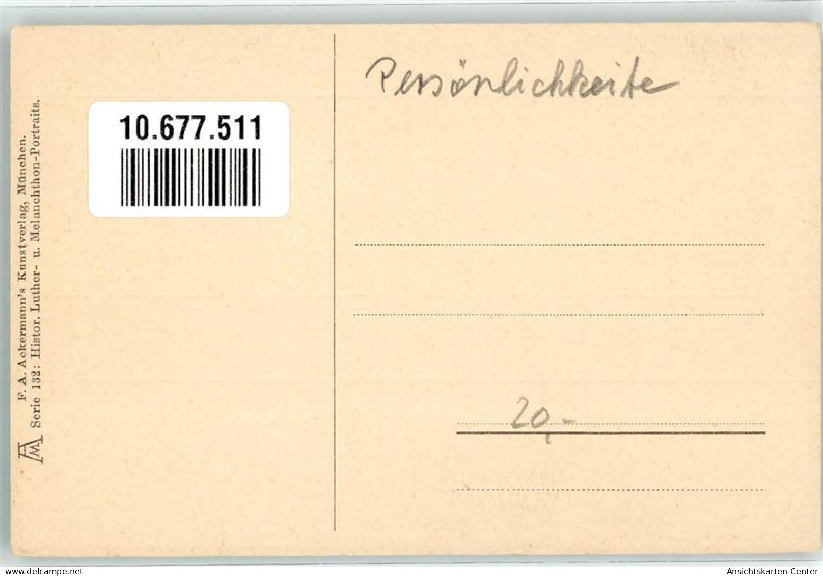 10677511 - Holzschnitt Von Cranach Verlag Ackermann Serie 132 - Historische Persönlichkeiten