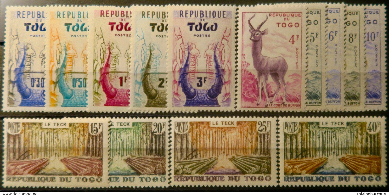 R2253/838 - TOGO - 1959 - SERIE COMPLETE - N°278 à 291 NEUFS** - Togo (1960-...)