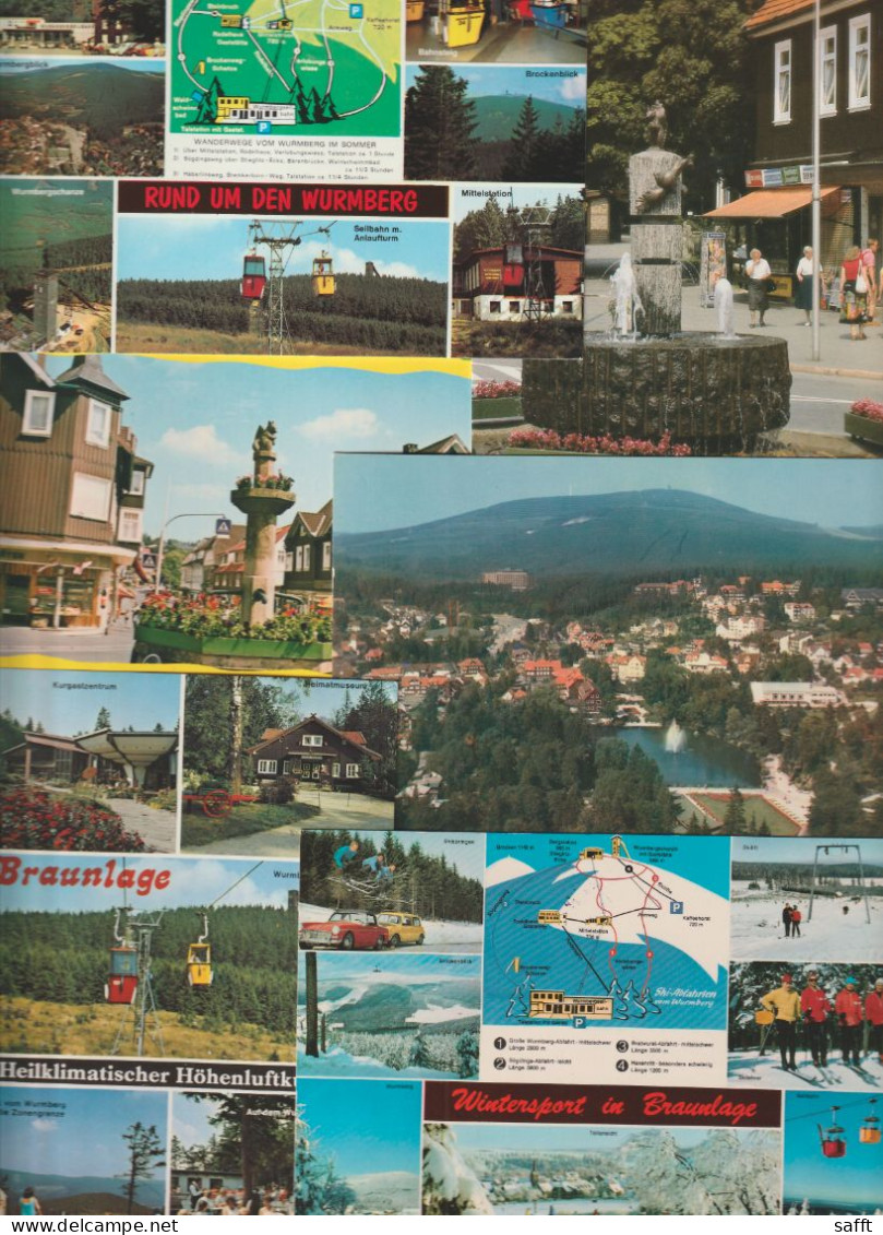 Lot Mit 84 Ansichtskarten Braunlage Im Harz - Sammlungen & Sammellose