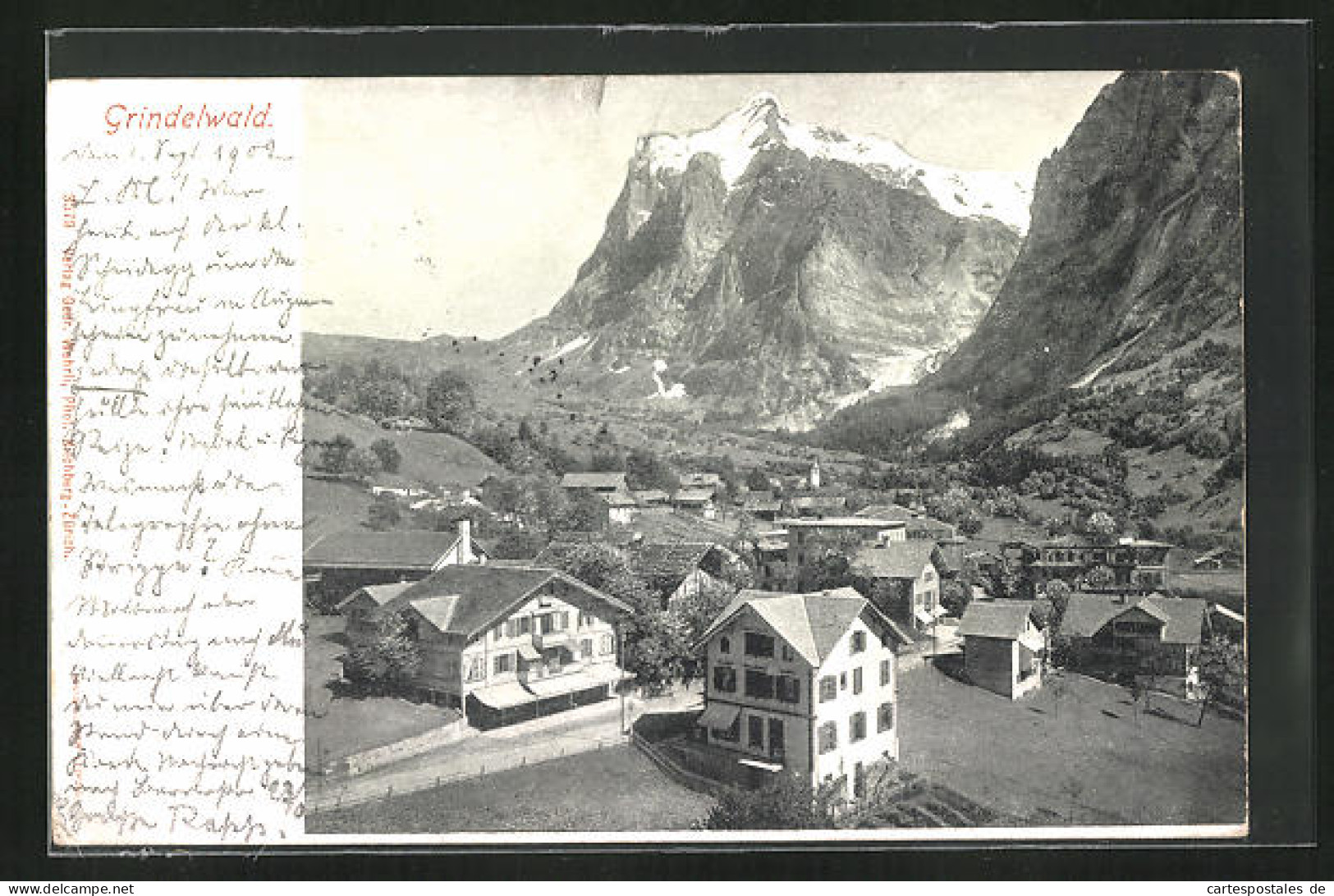 AK Grindelwald, Ortspartie  - Grindelwald