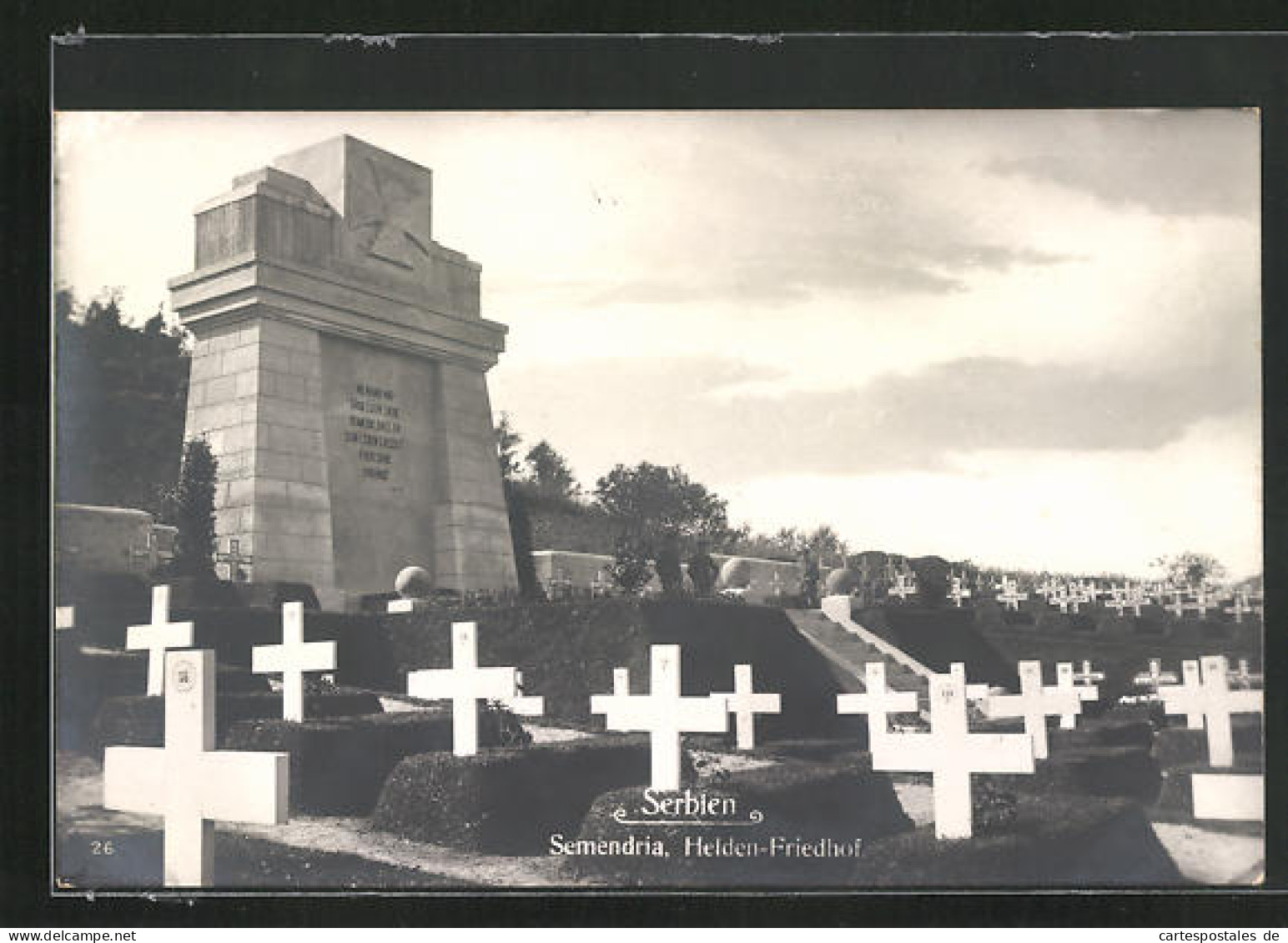 AK Semendria, Helden-Friedhof  - Serbie