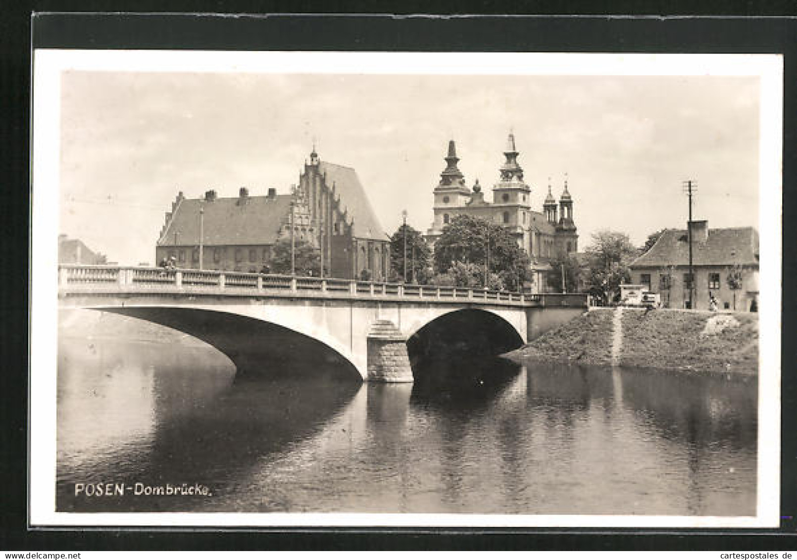 AK Posen / Poznan, Dombrücke  - Posen