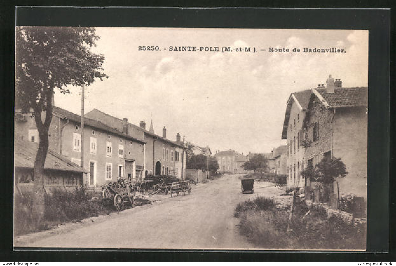CPA Sainte-Pole, Route De Badonviller  - Autres & Non Classés