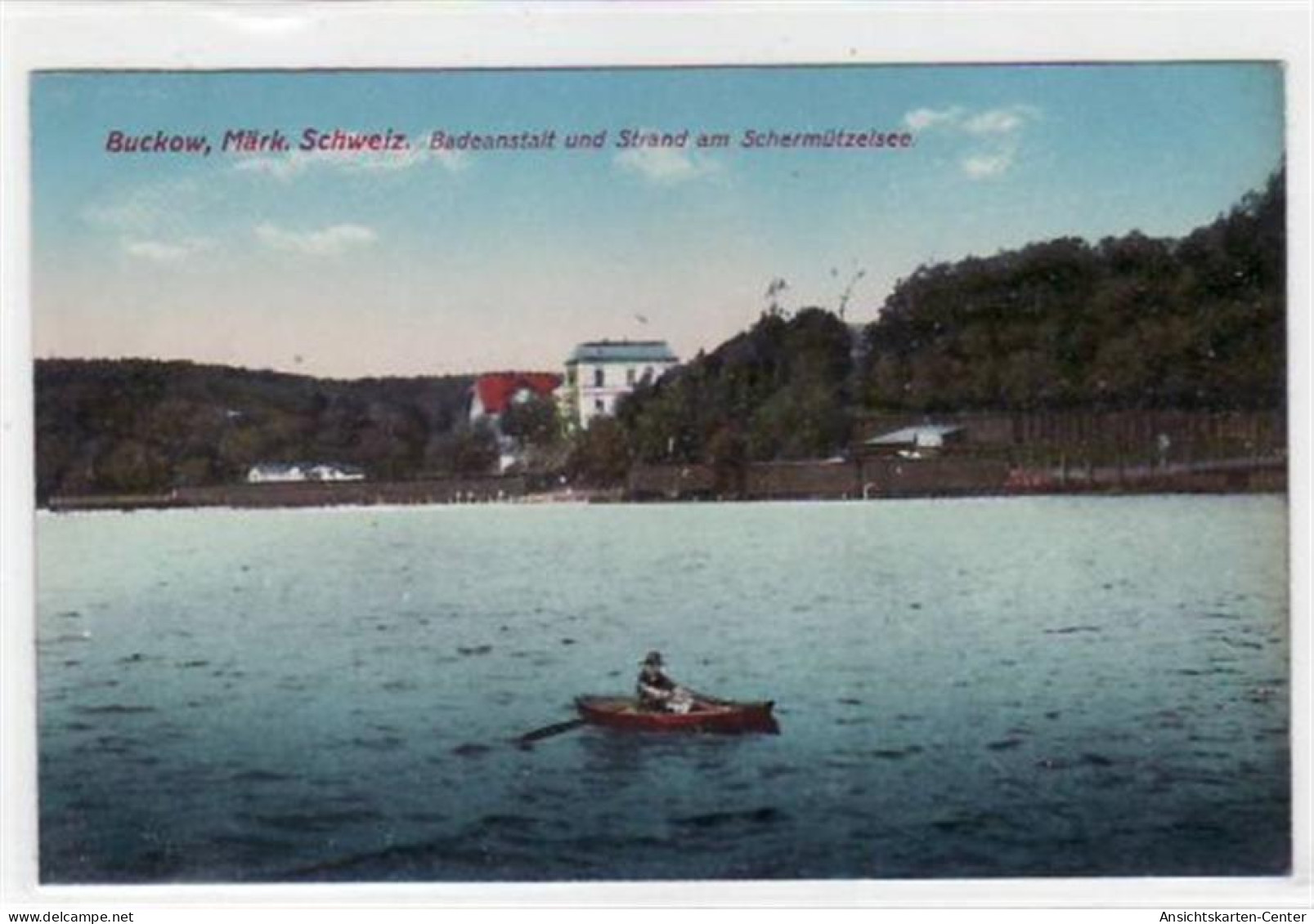 39000411 - Buckow. Abgebildet Ist Die Badeanstalt Und Der Strand Am Schermuetzelsee. Postalisch Nicht Gelaufen. Sehr Gu - Autres & Non Classés