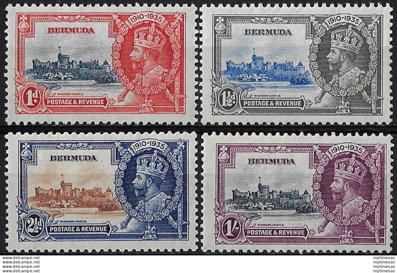 1935 Bermuda Silver Jubilee 4v. MNH SG. N. 94/97 - Other & Unclassified