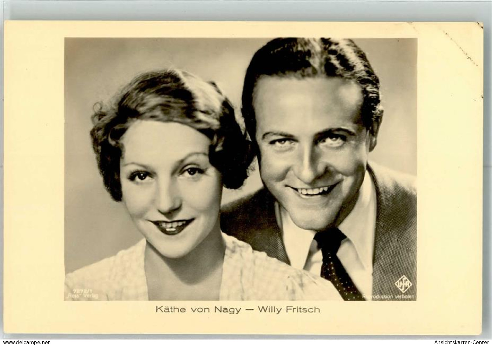 39645711 - Kaethe Von Nagy Willy Fritsch Ross Verlag 7272/1 - Other & Unclassified
