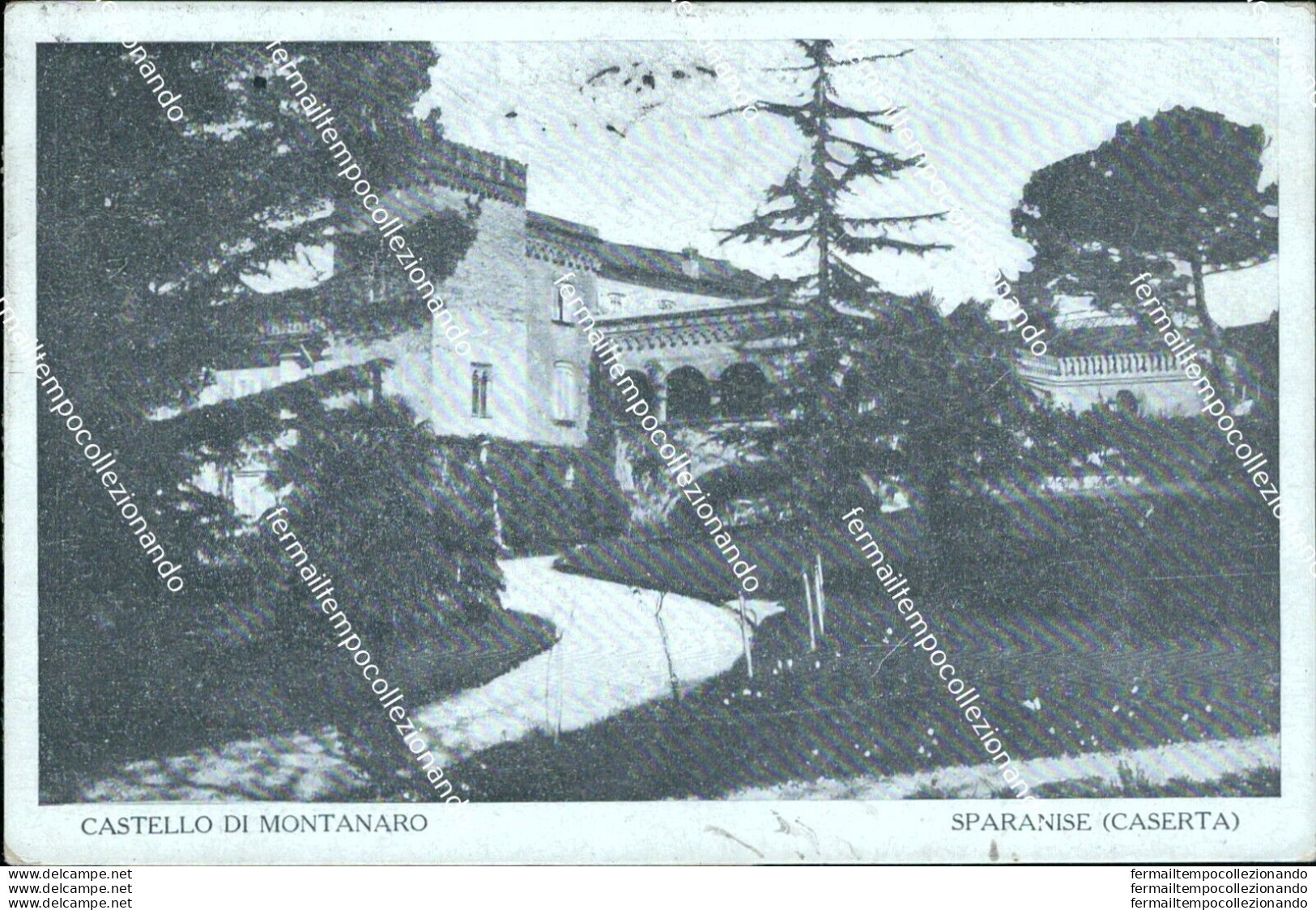 Bq605 Cartolina Sparanise Castello Di Montesanto Provincia Di Caserta Campania - Caserta
