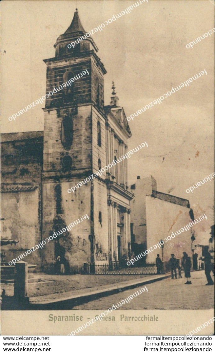 Bq619 Cartolina Sparanise Chiesa Parrocchiale   Provincia Di Caserta Campania - Caserta