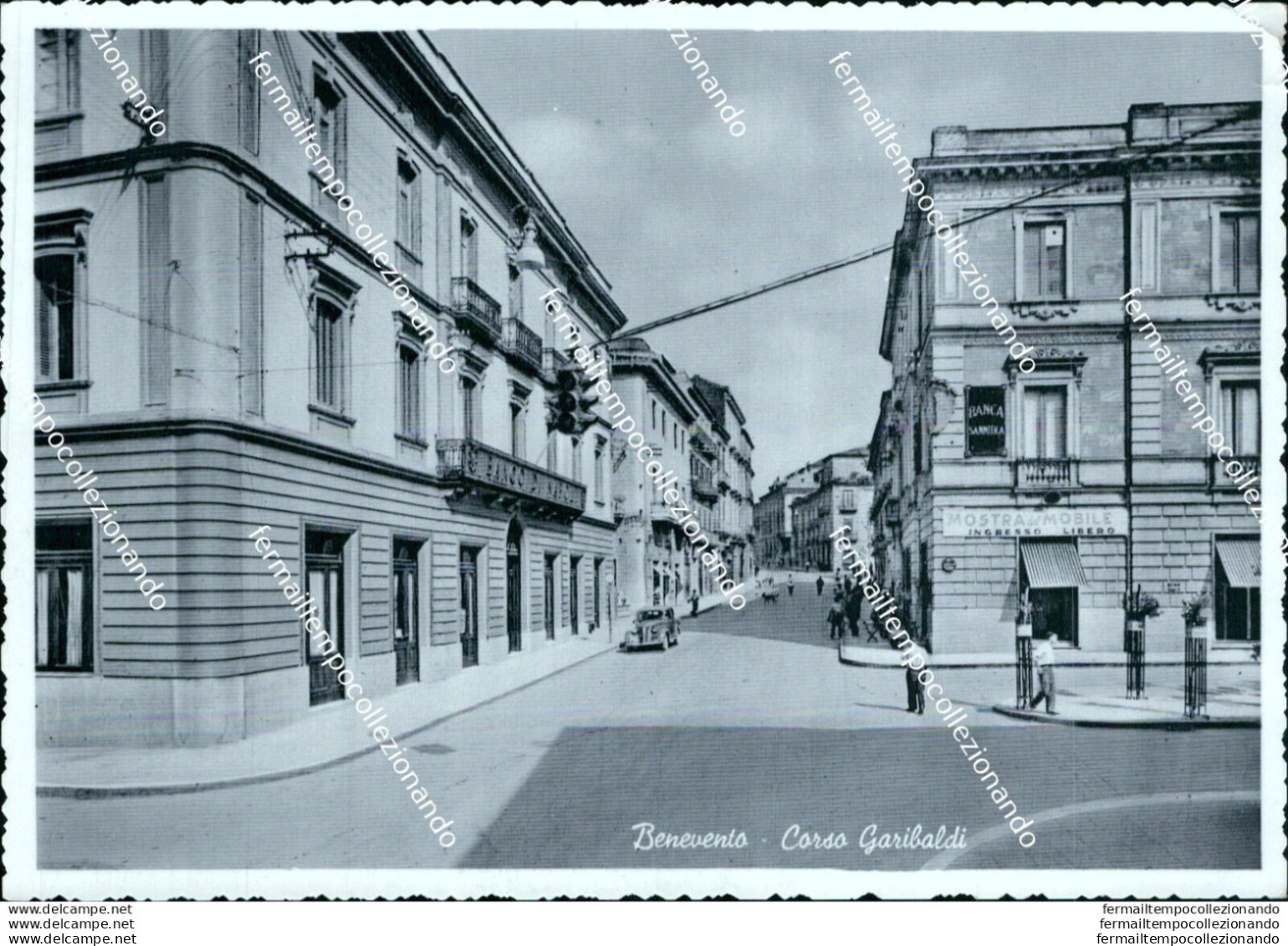 Aa820 Cartolina Benevento Citta' Corso Garibaldi - Benevento