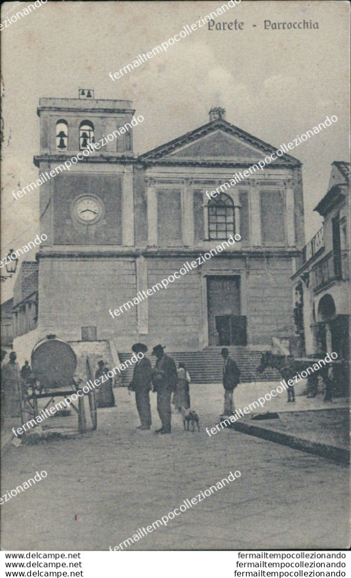 Bu35 Cartolina Parete Parrocchia  Provincia Di Caserta Campania - Caserta