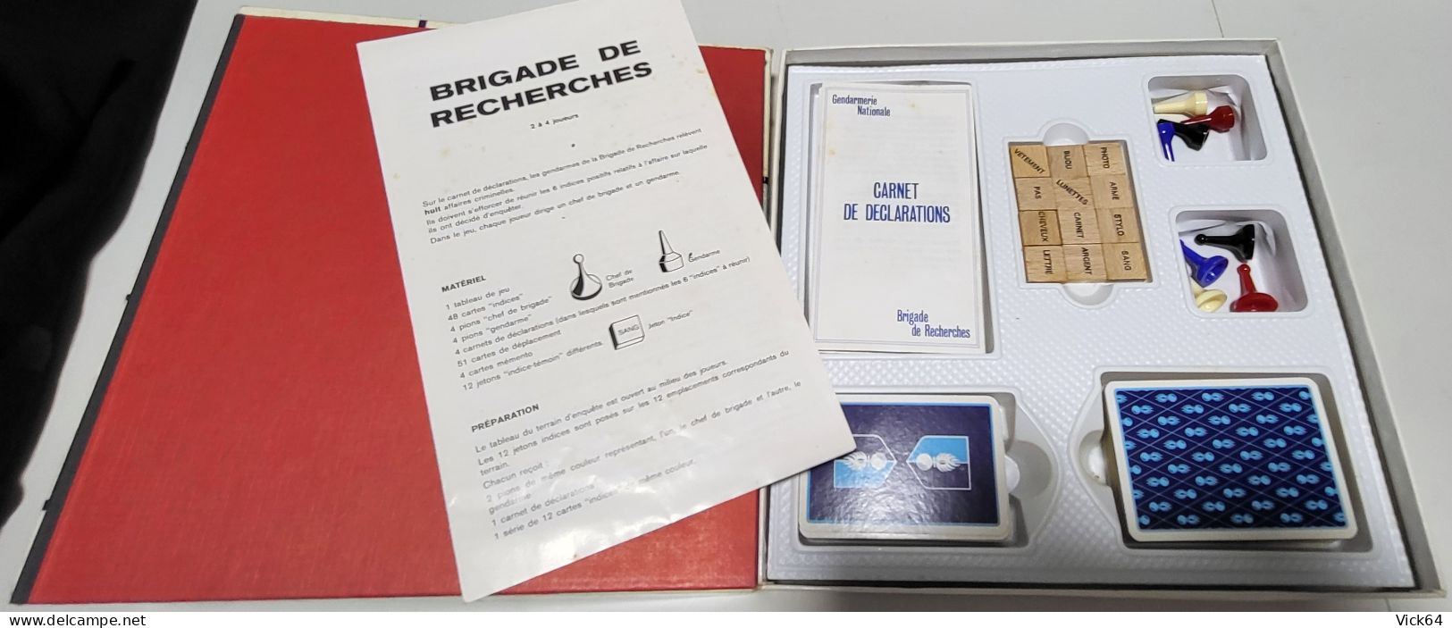 Jeu De Société "Brigade De Recherche" - Other & Unclassified