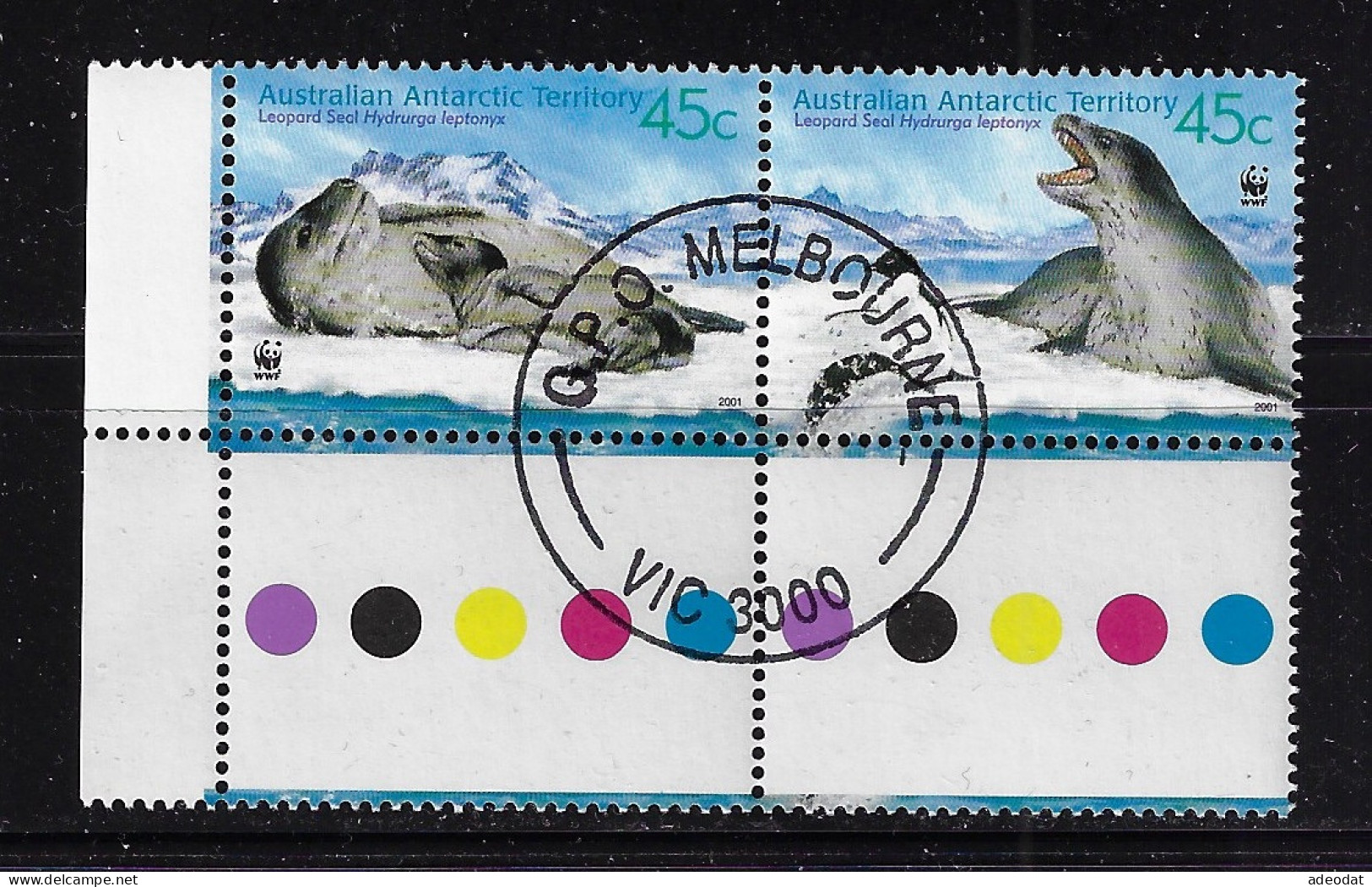 AUSTRALIAN  ANTARCTIC TERRITORY 2001  SCOTT #L118 A.b.  CANCELLED - Used Stamps