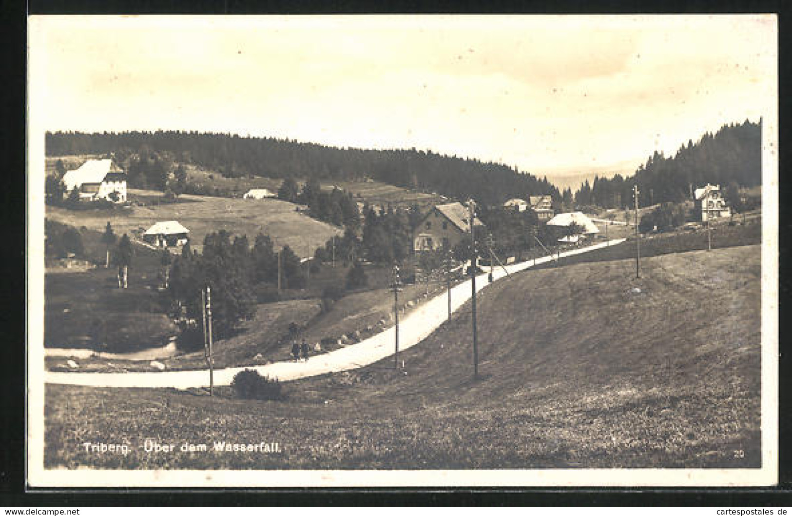 AK Triberg, Über Dem Wasserfall  - Triberg