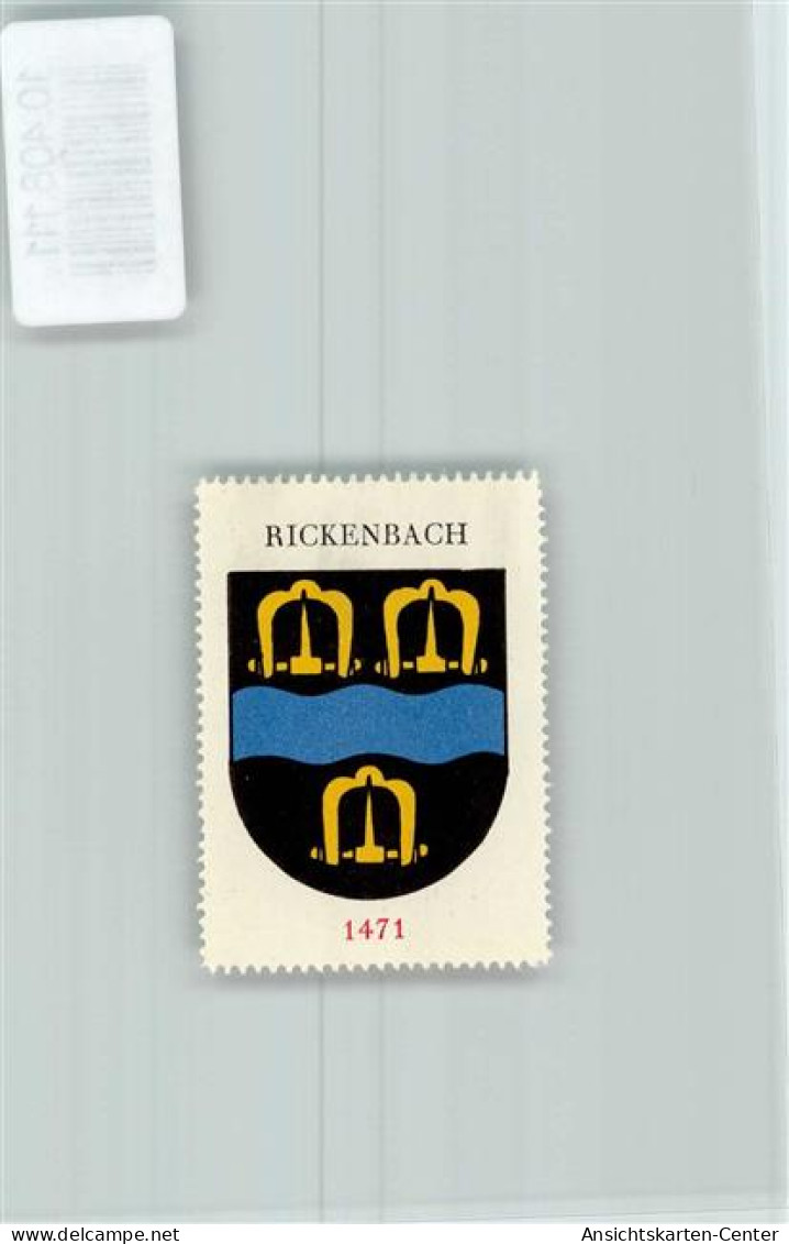 10408111 - Vignette Wappen Kaffee Hag Ca 1920-1940 Rickenbach - Werbepostkarten