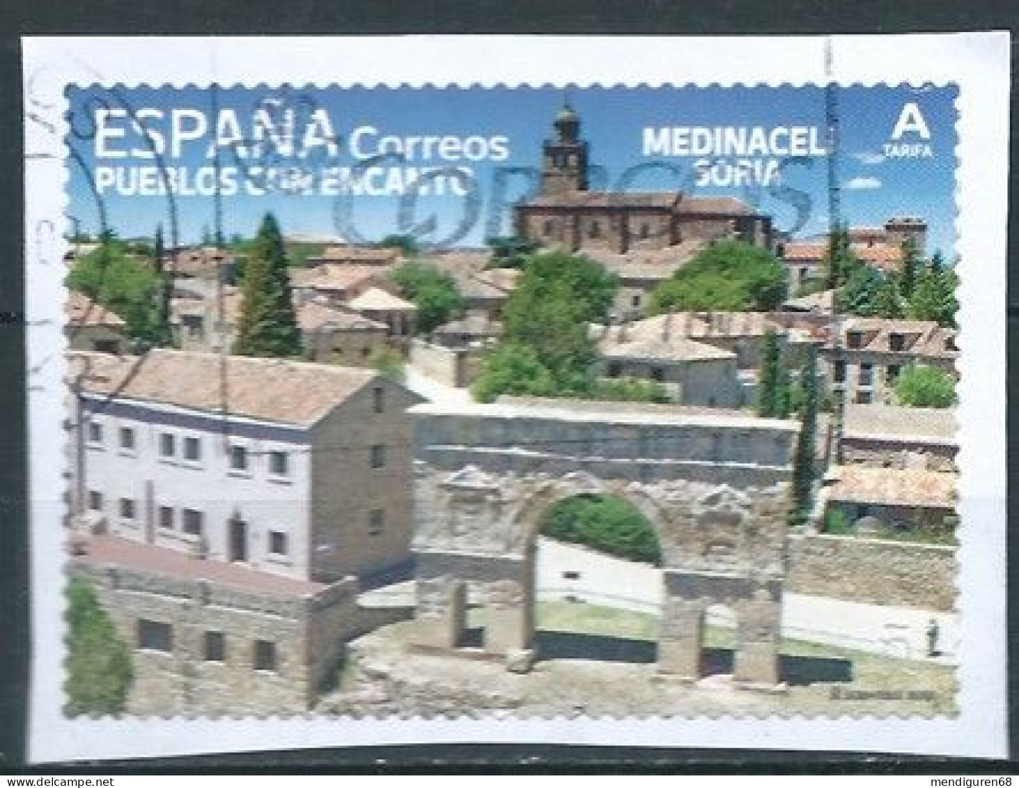 ESPAGNE SPANIEN SPAIN ESPAÑA 2022 FROM CARNET CHARMING VILLAGES PUEBLOS MEDINACELI, SORIA USED ED 5552 MI 5602 YT 5294 S - Gebraucht