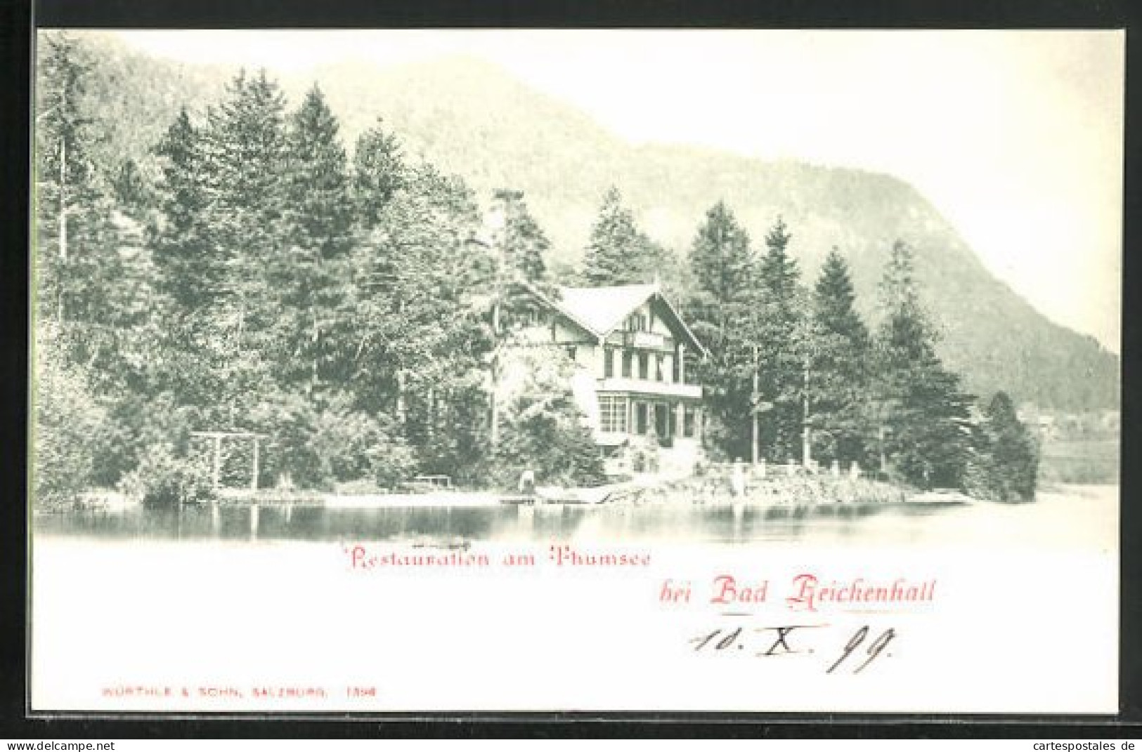 AK Bad Reichenhall, Restauration Am Thumsee  - Bad Reichenhall