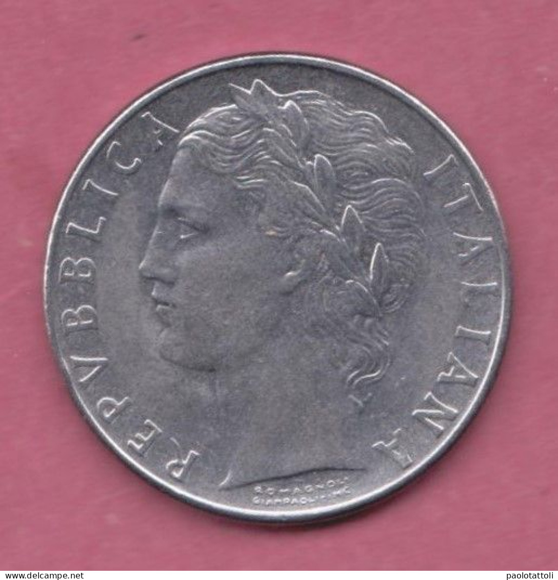 Italia, 1977- 100 Lire ( Large Type)- Acmonital- Obverse Allegory Of Italian Repubblic. Reverse Goddess Minerva- - 100 Liras