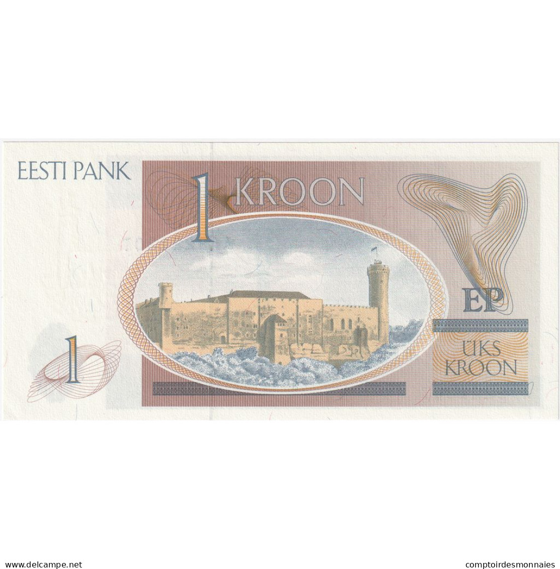 Estonie, 1 Kroon, 1992, KM:69a, NEUF - Estonie