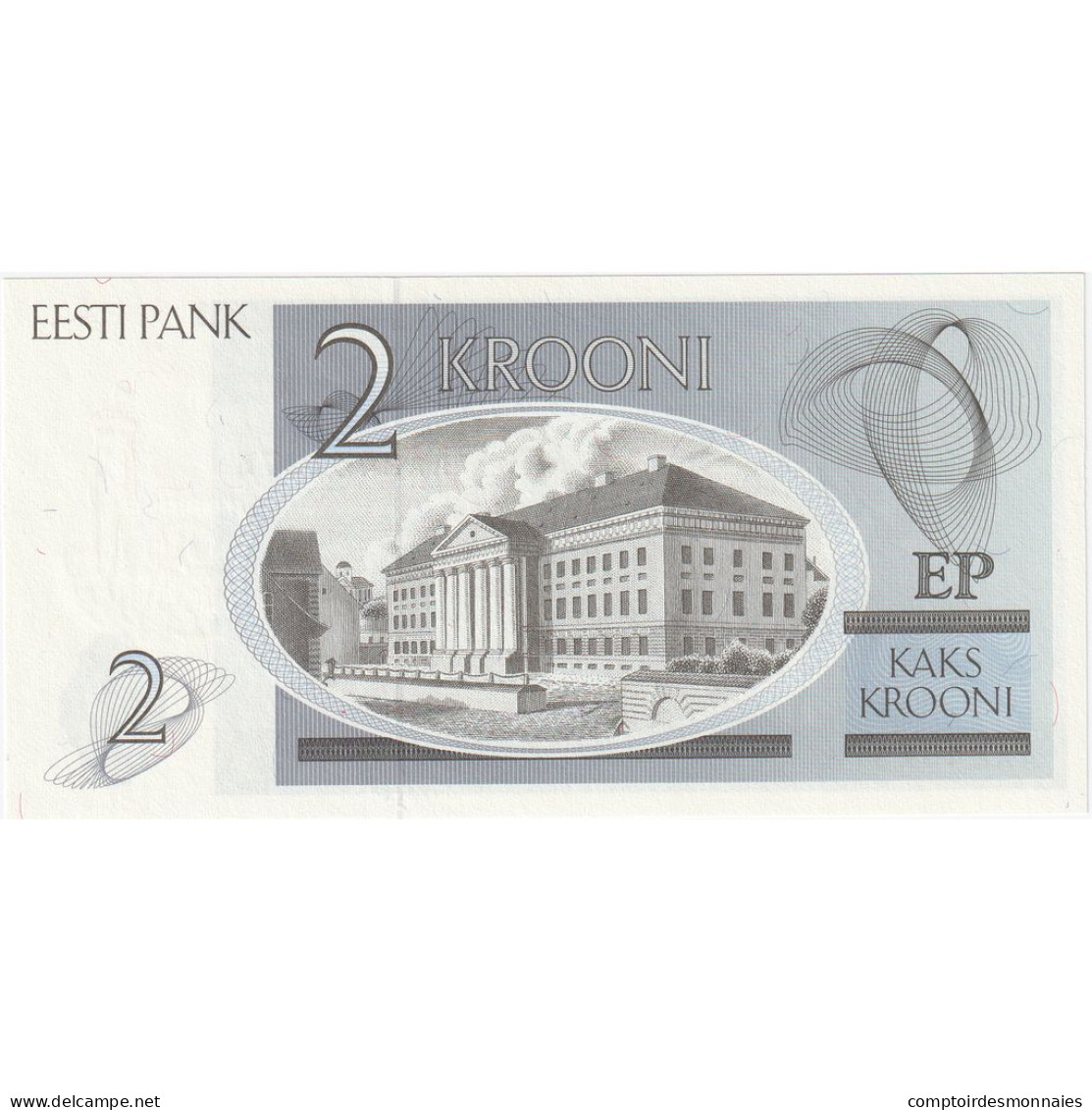 Estonie, 2 Krooni, 1992, KM:85b, NEUF - Estonia