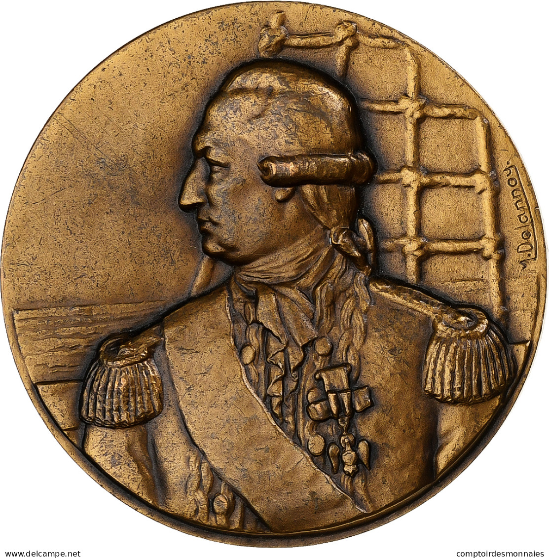 France, Médaille, Compagnie Générale Transatlantique, Paquebot De Grasse - Autres & Non Classés