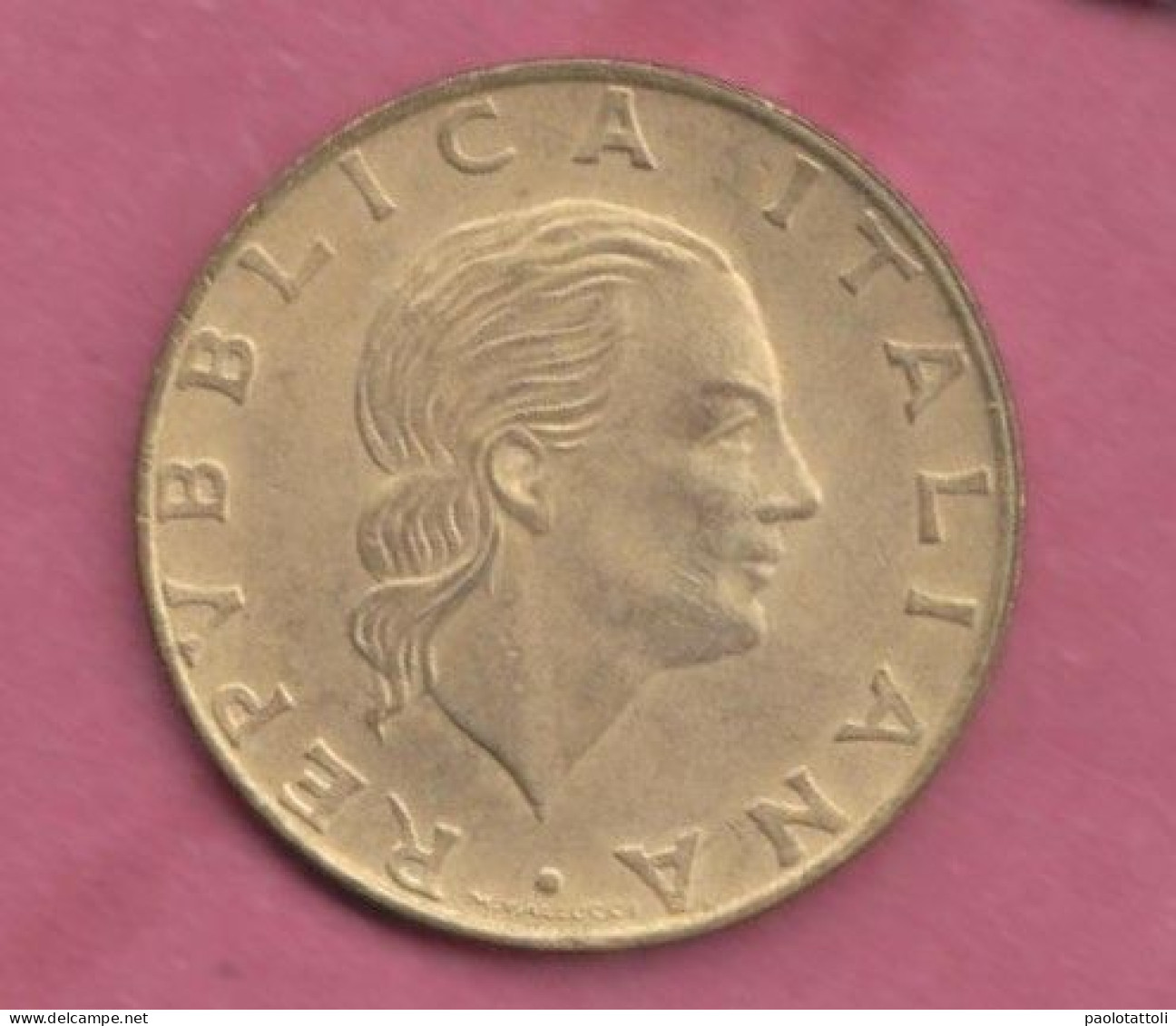 Italia, 1994- 200 Lire. -180th Anniversary Of The Foundation  Arm Of Carabinieri-Bronzital- Obverse Woman Head  . - 200 Lire