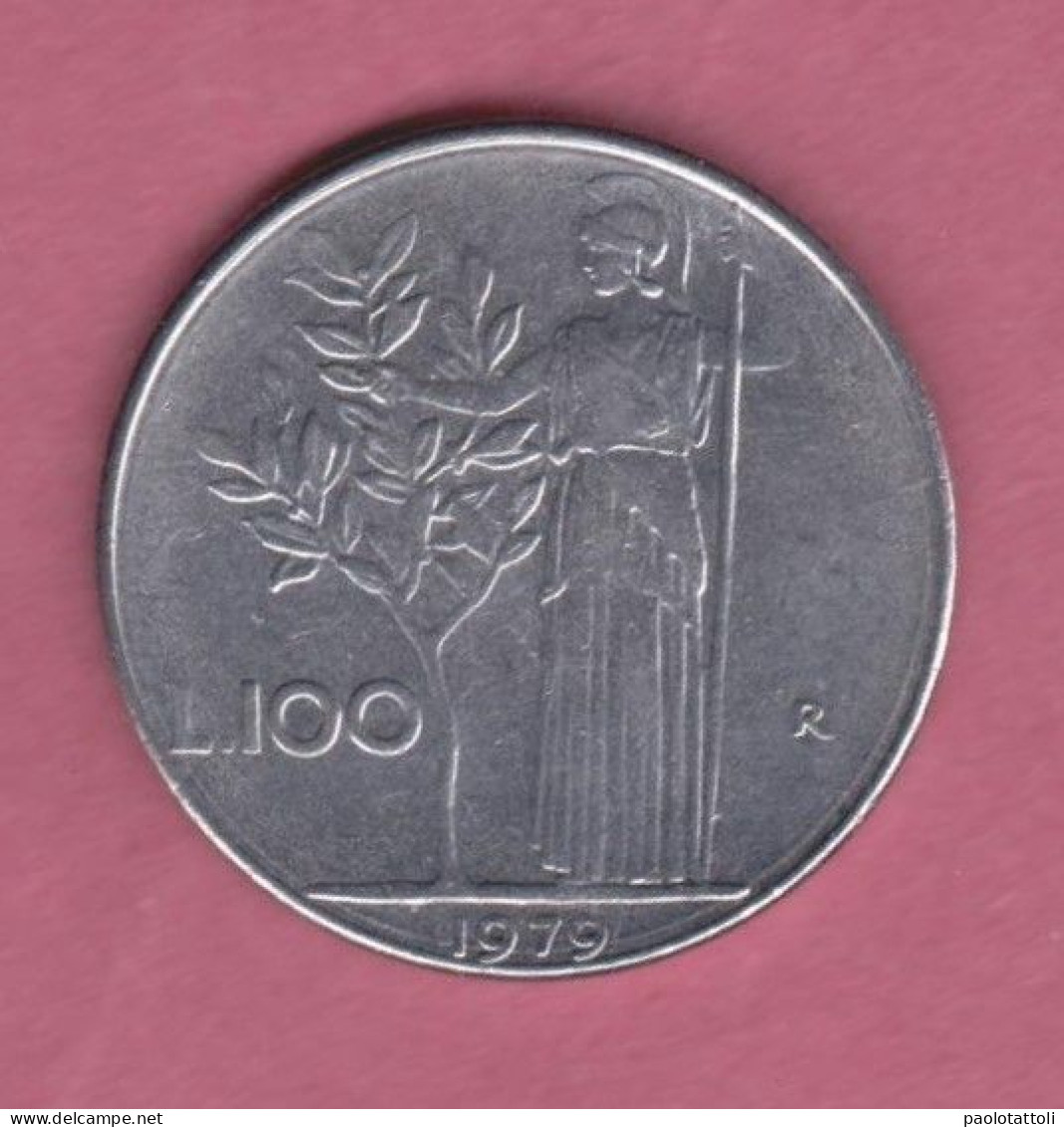 Italia, 1979- 100 Lire ( Large Type)- Acmonital- Obverse Allegory Of Italian Repubblic. - 100 Liras