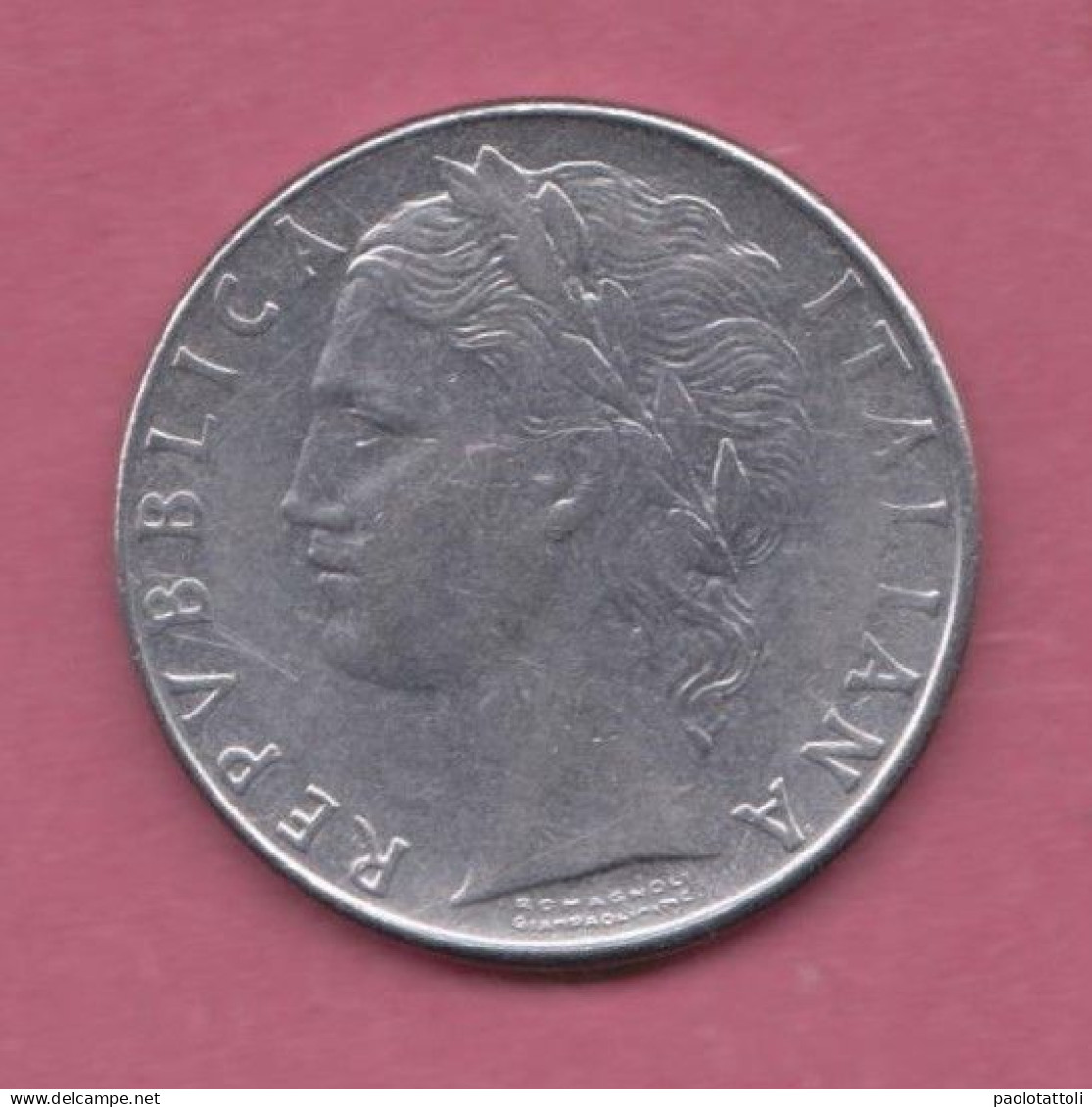 Italia, 1979- 100 Lire ( Large Type)- Acmonital- Obverse Allegory Of Italian Repubblic. Reverse Goddess Minerva - 100 Lire