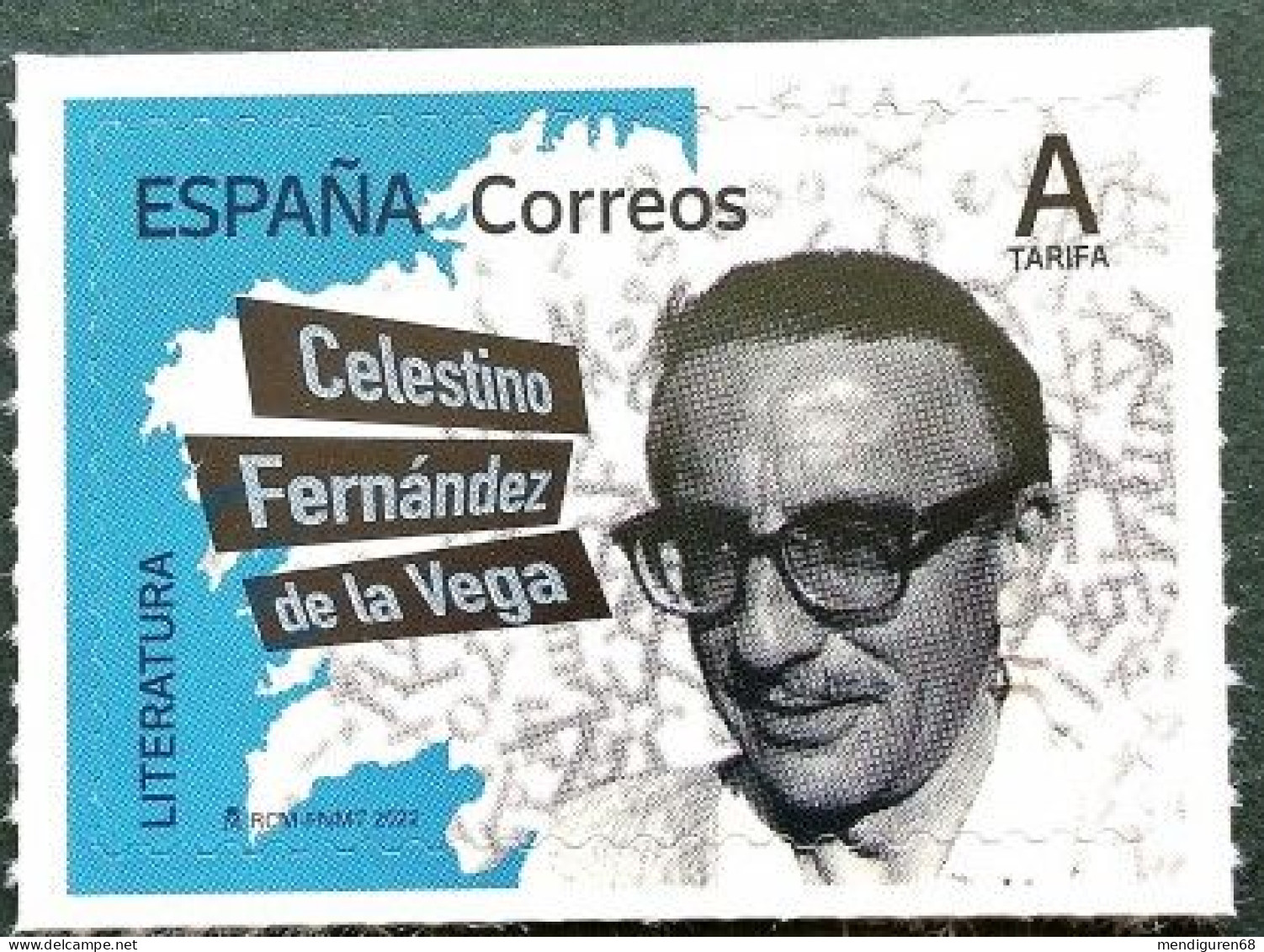 ESPAGNE SPANIEN SPAIN ESPAÑA  2022 LITERATURE: CELESTINO FERNÁNDEZ DE LA VEGA MNH ED 5580 MI 5631 YT 5336   SG 5580 - Neufs