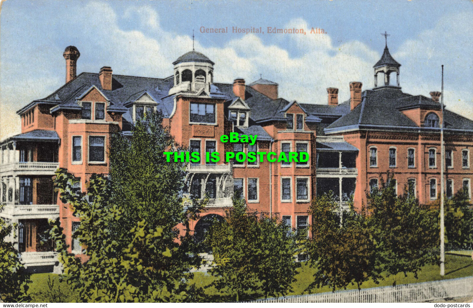 R583326 Alta. Edmonton. General Hospital. Novelty Manufacturing And Art Printing - World