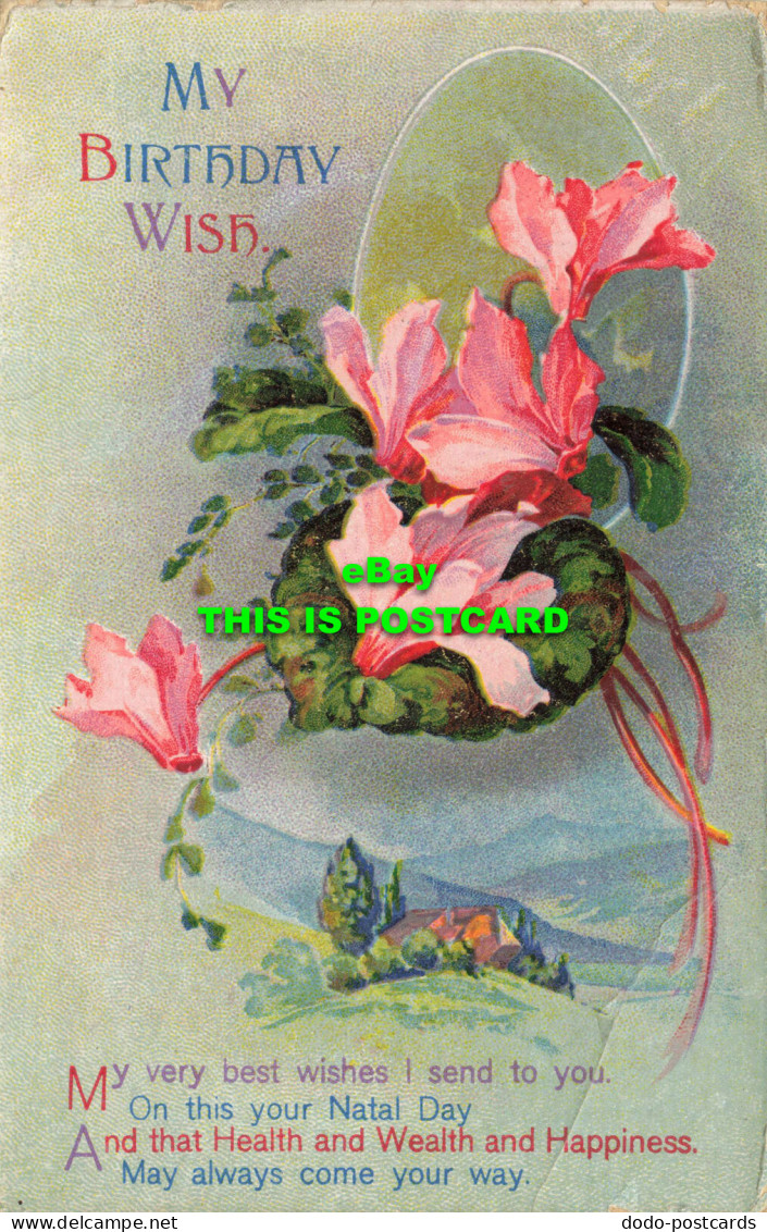 R583640 My Birthday Wish. My Very Best Wishes I Send To You. 1921 - World