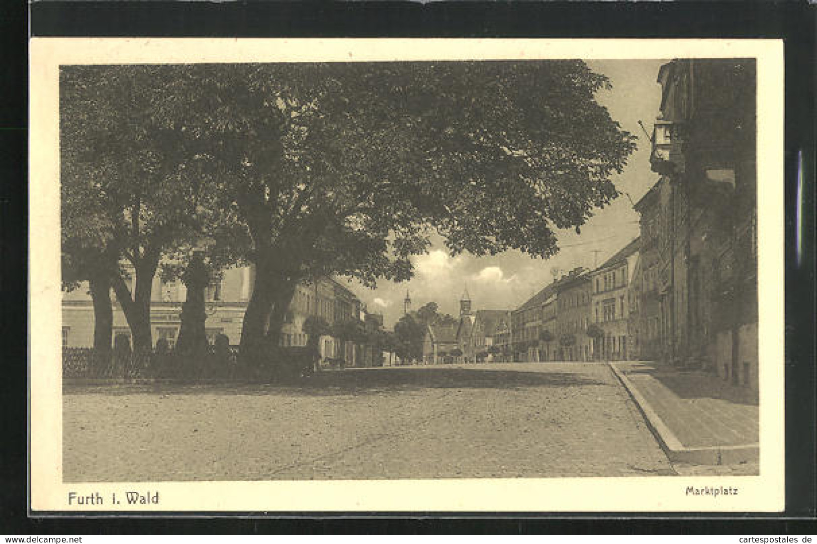 AK Furth I. Wald, Marktplatz  - Furth