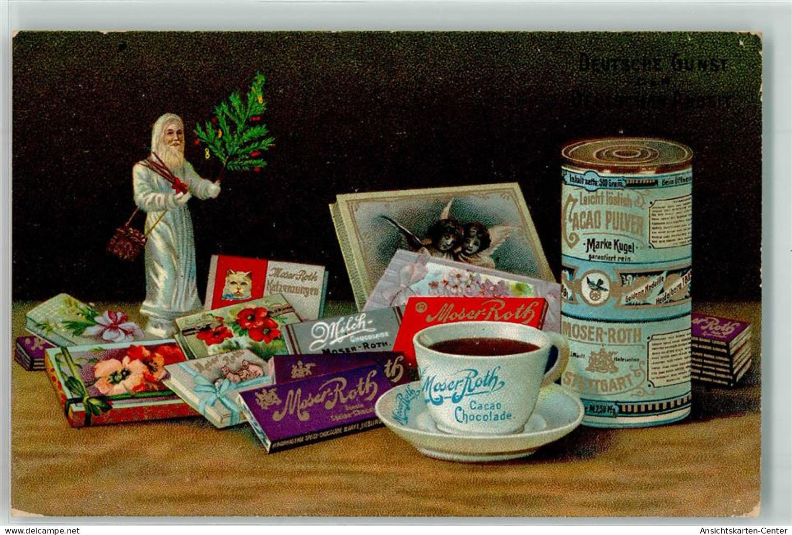 13912511 - Werbung Moser-Roth  Cacao Chocolade - Werbepostkarten