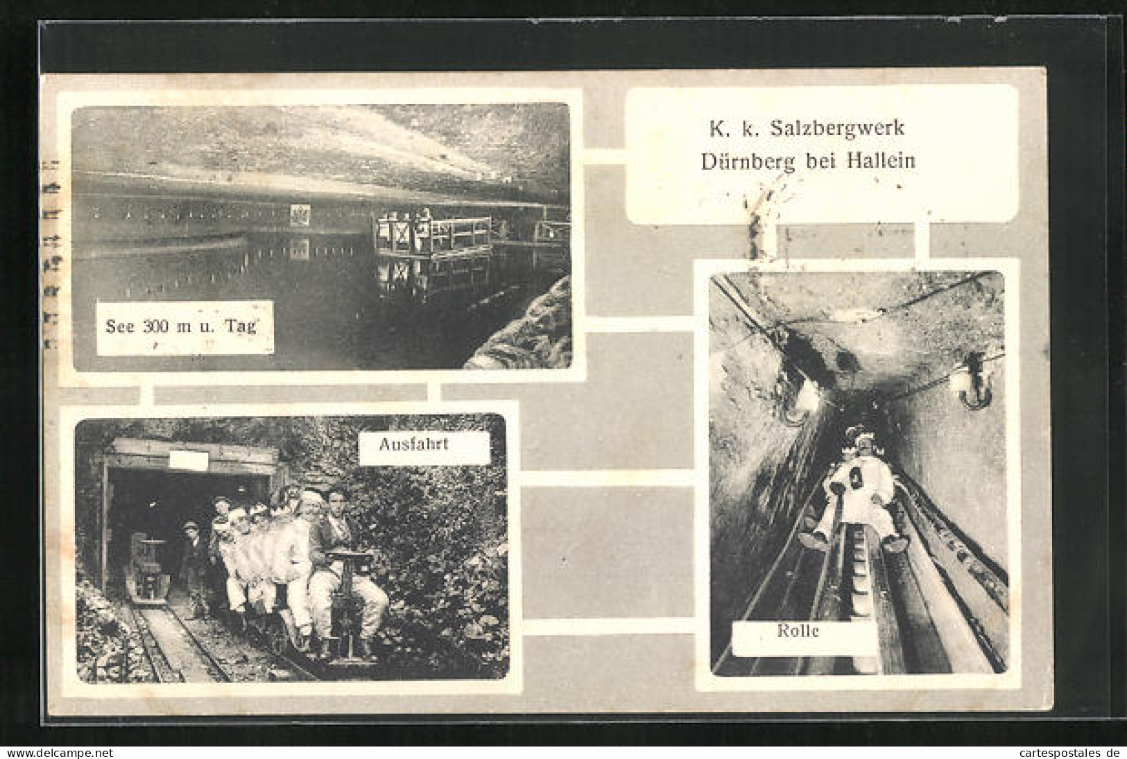 AK Hallein, K. K. Salzbergwerk Dürnberg, Mehrfachansichten  - Sonstige & Ohne Zuordnung