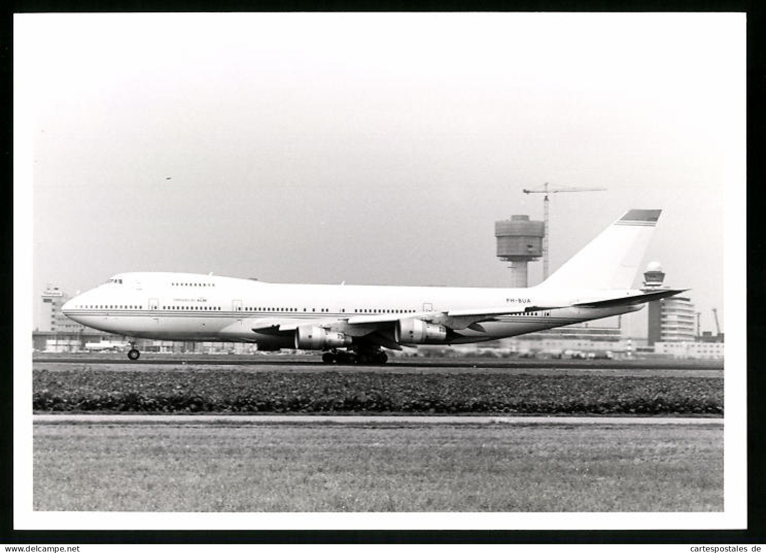 Fotografie Flugzeug Boeing 747 Jumbojet, Passagierflugzeug Der KLM, Kennung PH-BUA  - Luftfahrt
