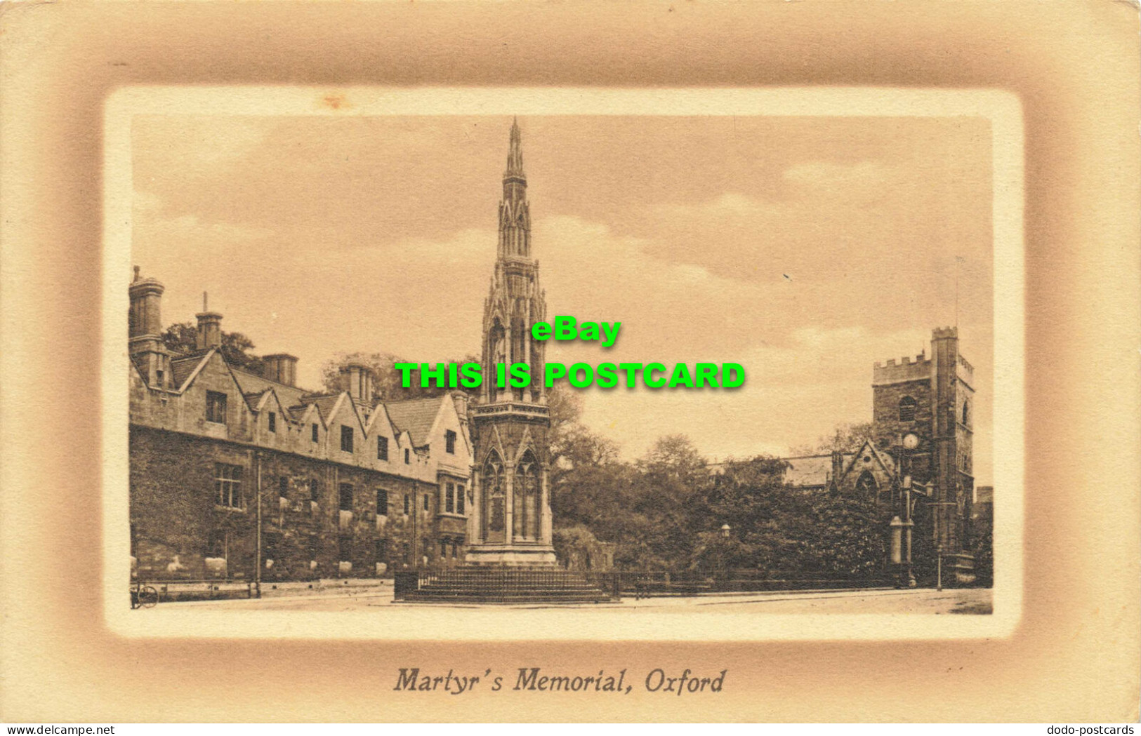 R584235 Oxford. Martyr Memorial. Valentines Series. 1914 - World