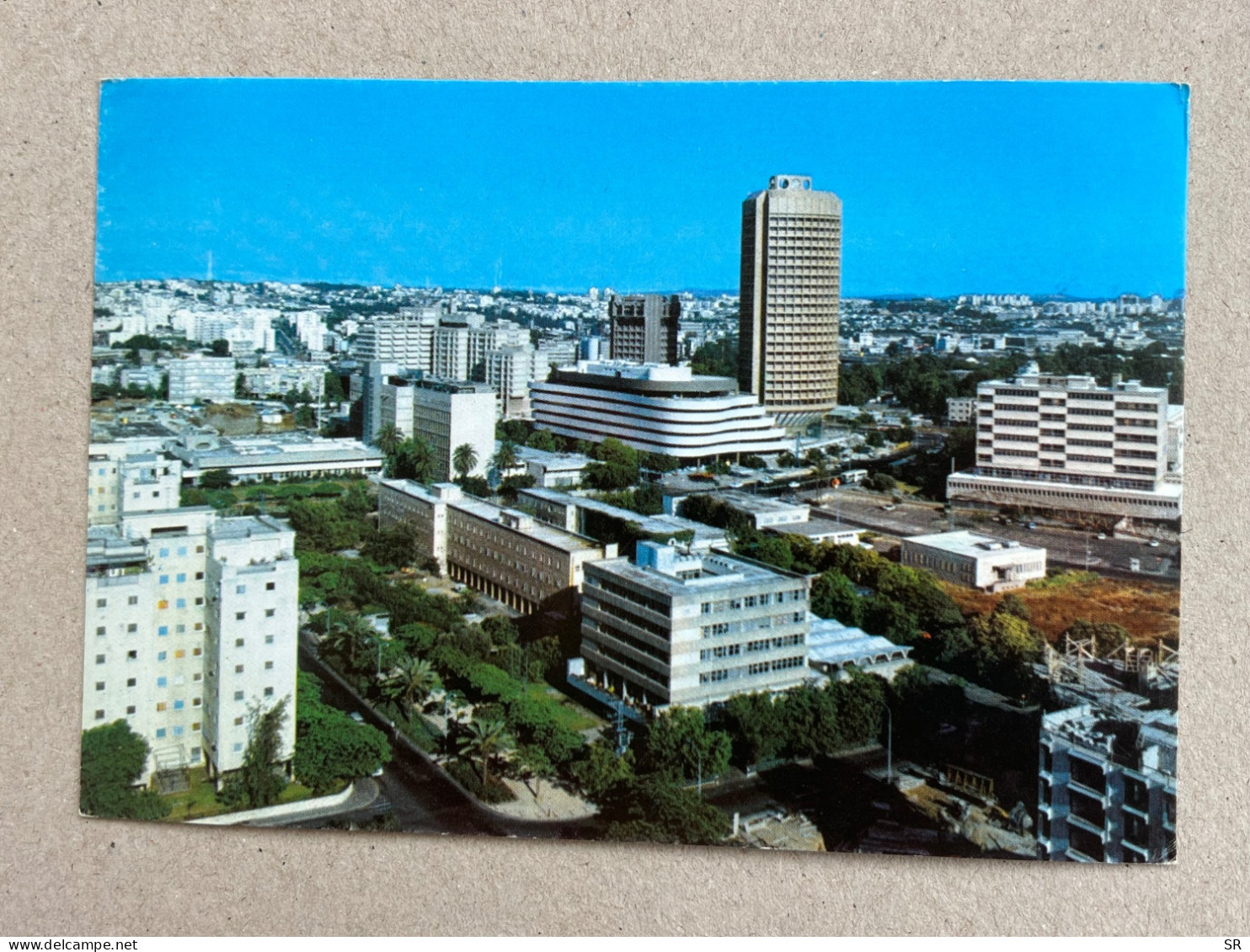GEOGRAPHICAL POSTCARD - TEL AVIV, The Area North Of Karia. Residential Area And Public Buildings. ISRAEL 1978 - Israel