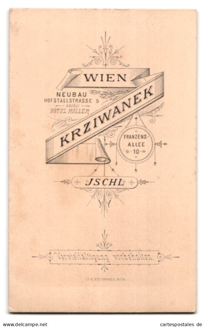 Fotografie Krziwanek, Ischl, Franzens-Allee 10, Portrait Adolf Von Sonnenthal Mit Fliege, österreichischer Schauspiel  - Célébrités