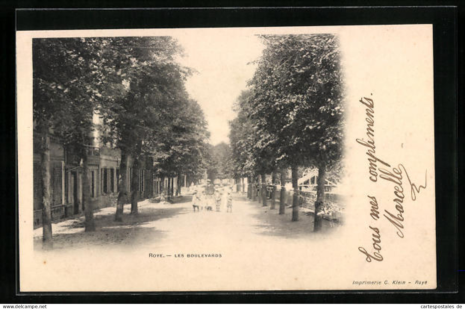 CPA Roye, Les Boulevards  - Roye